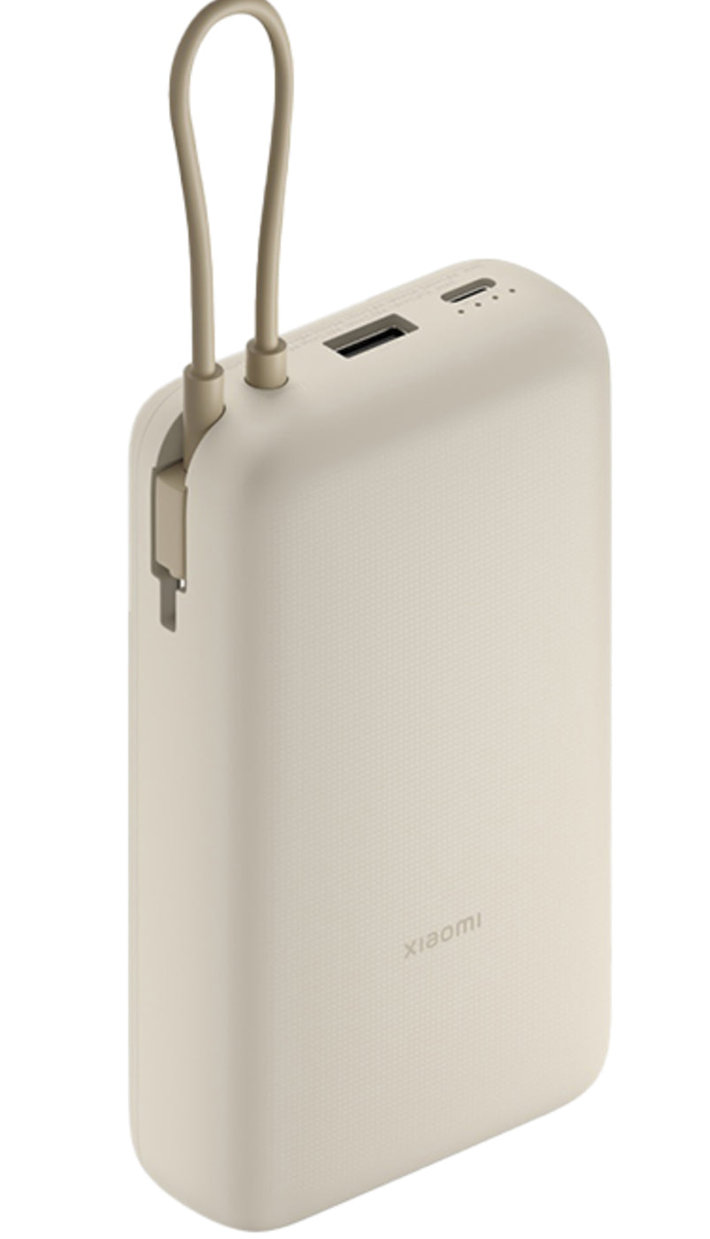 Xiaomi külső akkumulátor, 20000mAh, 33W, QC + PD, 1 x USB-A - 2 x USB-C, Bézs BHR8851GL