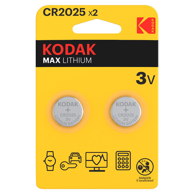 Kodak Max elem, CR2025, 2 darabos készlet