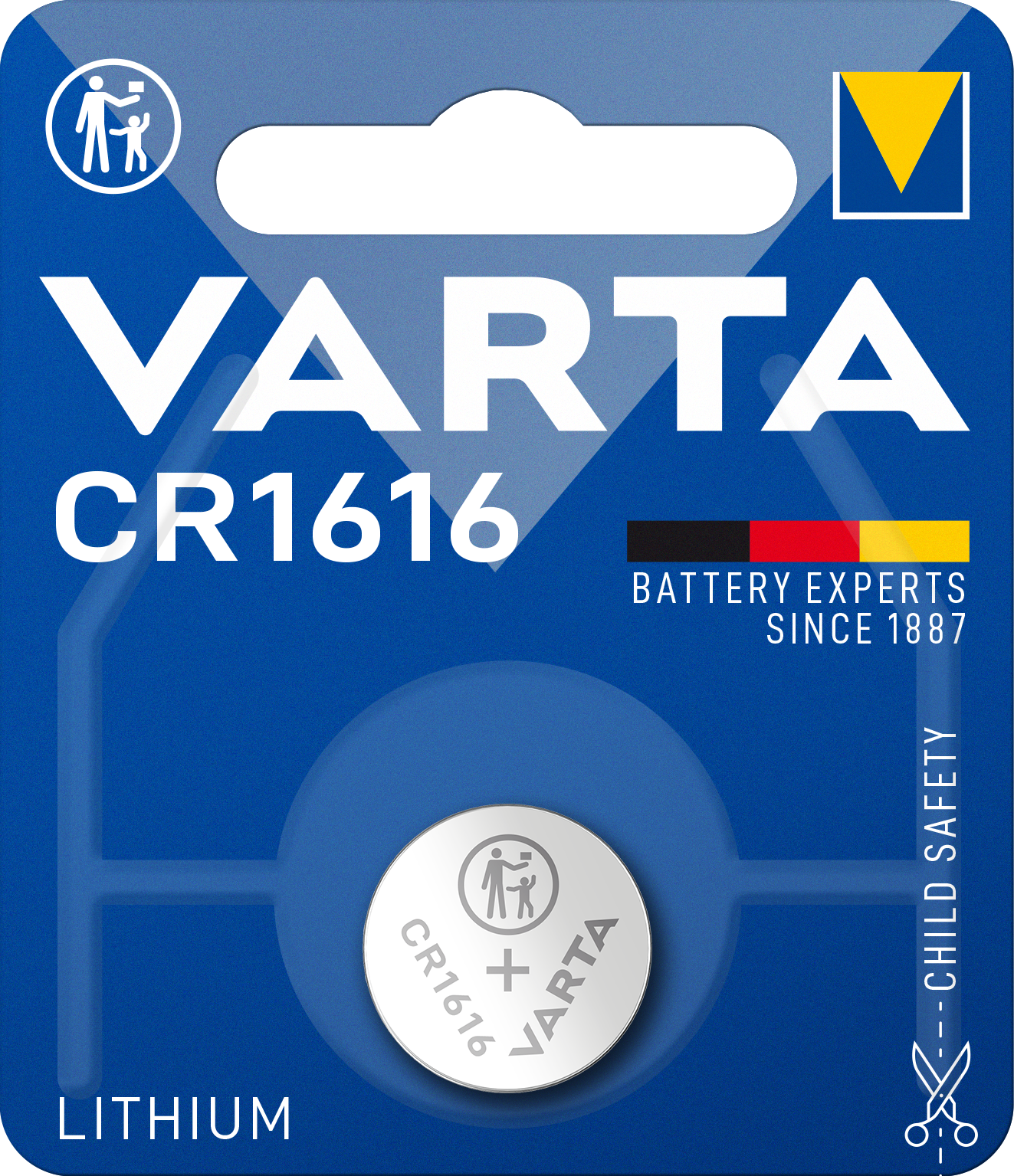 Varta elem, CR1616