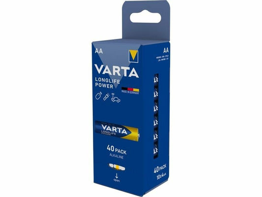 Varta Longlife Power elemek 4906, AA / LR6, 40 darabos készlet