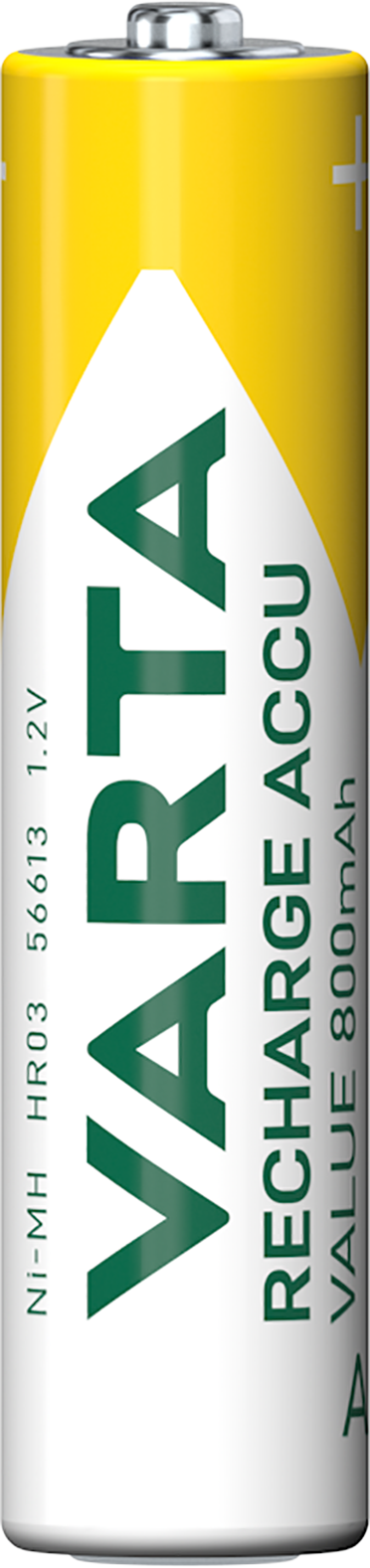 Varta Professional újratölthető akkumulátor, AAA / LR3, 800mAh, 4 darabos készlet