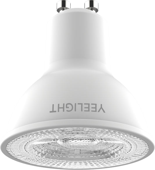 Yeelight W1 LED izzó, Wi-Fi, GU10, 4,8W, 2700K, 350lm, 4 darabos készlet, fehér YLDP004