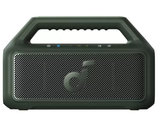 Anker SoundCore Boom 2 Új Verzió Hordozható Bluetooth Hangszóró, 80W, TWS, RGB, Vízálló, Zöld A3138062