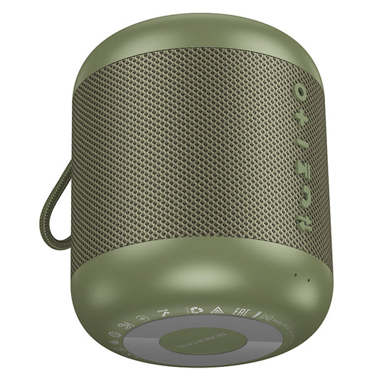 Borofone BR102 Gratificado hordozható Bluetooth hangszóró, 5W, TWS, zöld