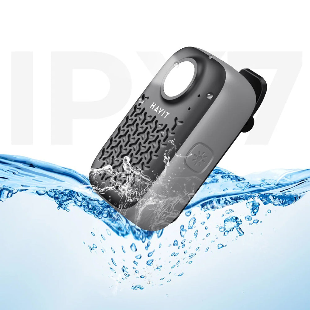 Bluetooth Hordozható Hangszóró HAVIT SK868BT, 5W, Vízálló, Fekete
