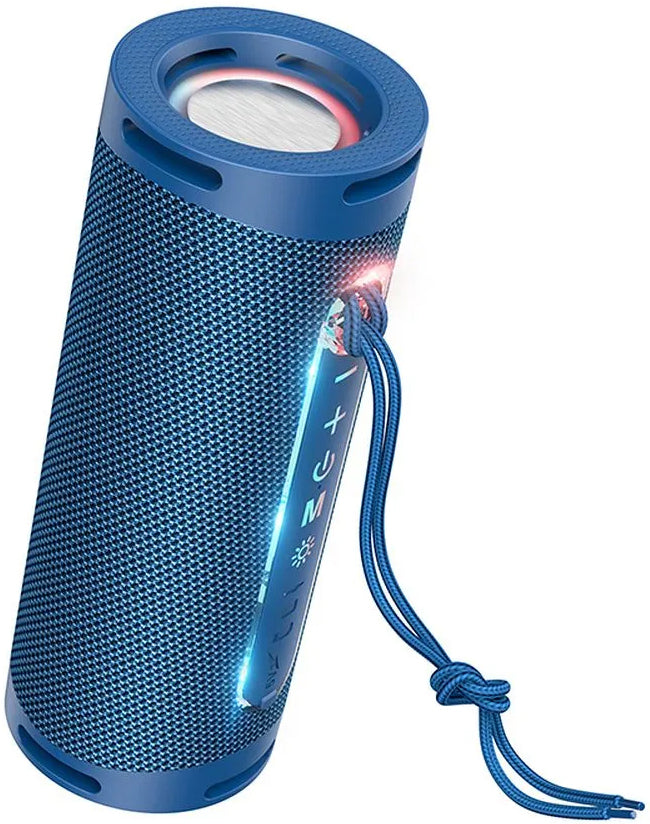 Hordozható Bluetooth Hangszóró HOCO HC9 Dazzling Pulse Sports, 10W, TWS, RGB, Kék