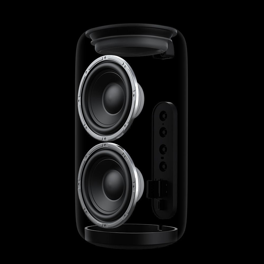 McDodo BS-1410 hordozható Bluetooth hangszóró, 2 x 5W, RGB, vízálló, fekete