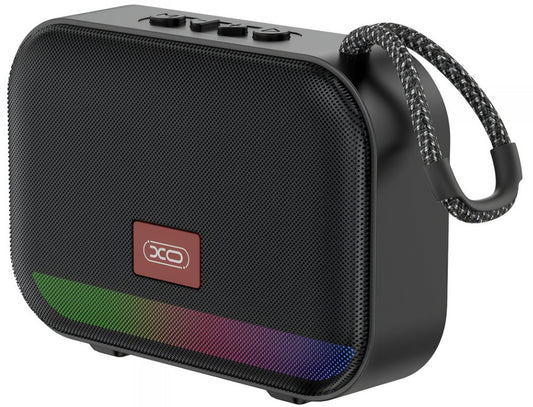 Hordozható Bluetooth Hangszóró XO Design F66, 5W, RGB, Fekete