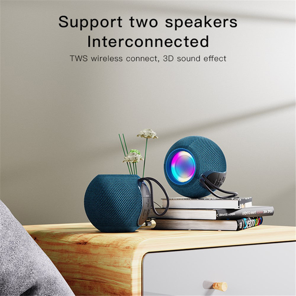 Hordozható Bluetooth Hangszóró Yesido YSW13, 5W, RGB, Kék
