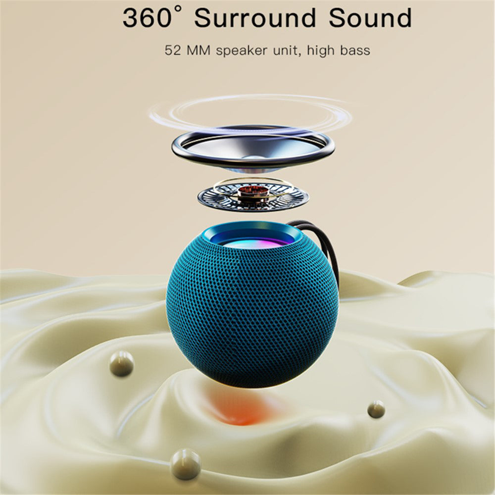 Hordozható Bluetooth Hangszóró Yesido YSW13, 5W, RGB, Kék