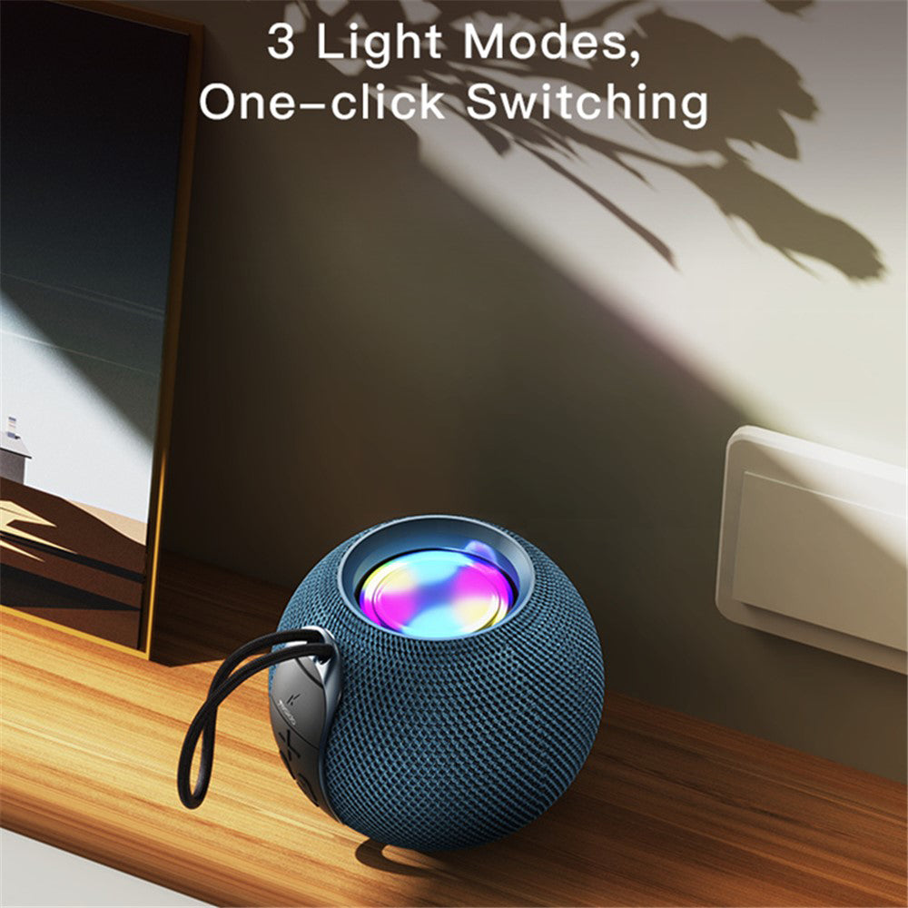 Hordozható Bluetooth Hangszóró Yesido YSW13, 5W, RGB, Kék