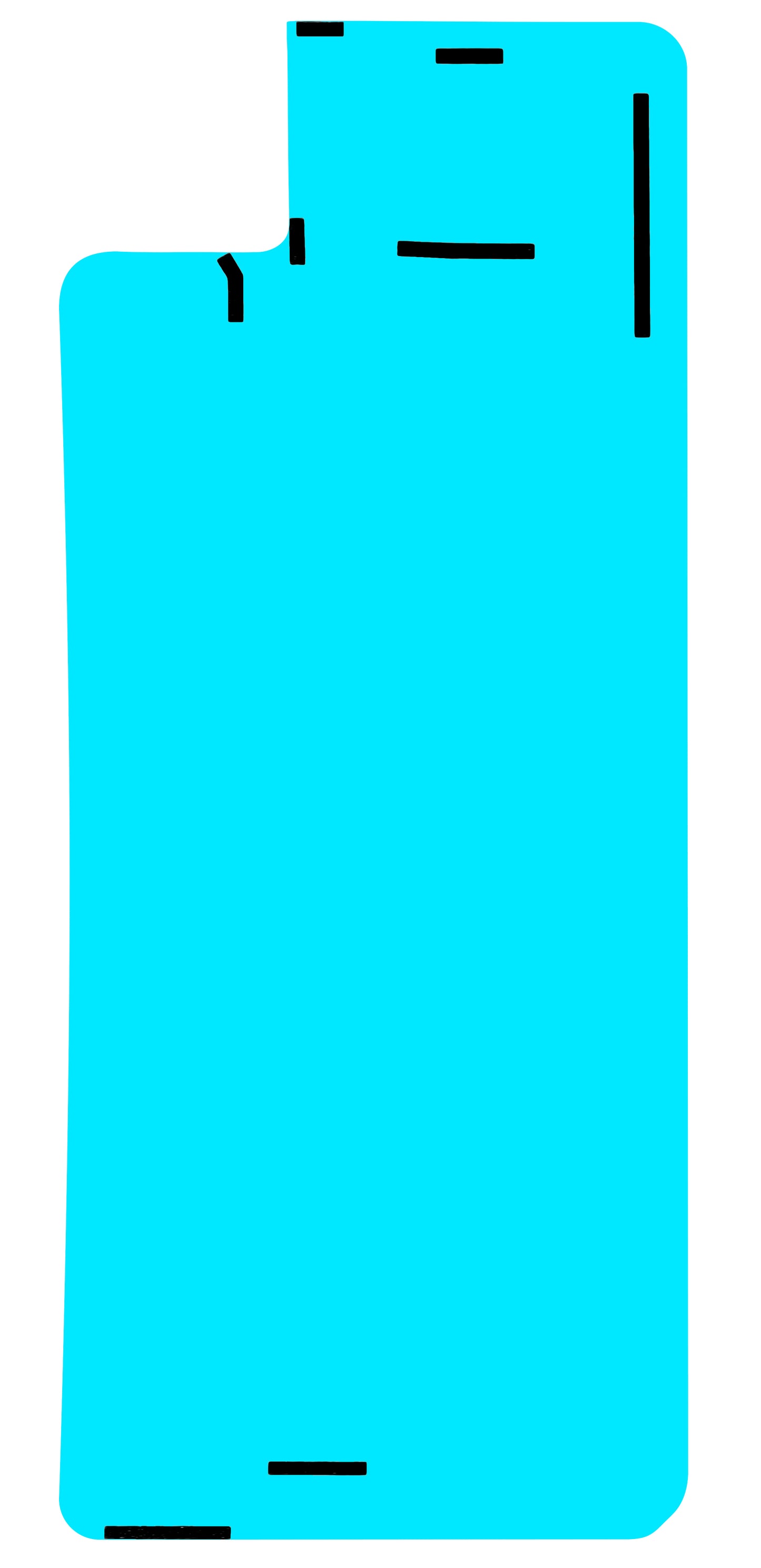 Vibrációs szivacs Honor X7d 5G / 400 Smart 5G, Service Pack 9707ACBD