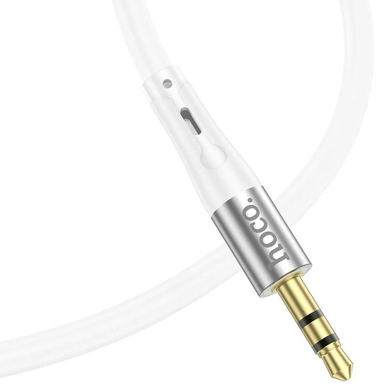 Audio kábel Lightning - 3.5mm HOCO UPA22, 1m, Fehér