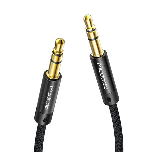 Audio kábel 3.5mm - 3.5mm McDodo CA-6640, 1.2m, Fekete