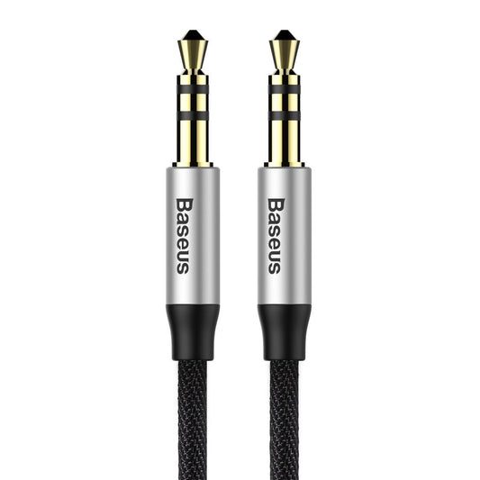 Audiokábel 3,5 mm - 3,5 mm Baseus Yiven Yiven M30, 1m, fekete CAM30-BS1
