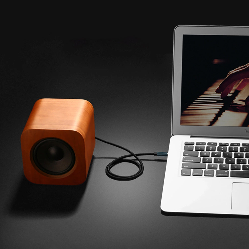 Audio kábel 3.5mm - 3.5mm UGREEN AV112 Angled, 1m, Kék