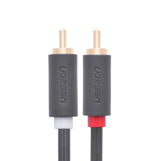 UGREEN AV104 Audio kábel, 2 x RCA - 2 x RCA, 2m, Fekete