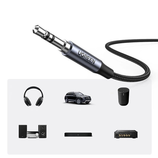 USB-C - 3,5 mm UGREEN CM450 (20192) audio kábel, 1 m, szürke