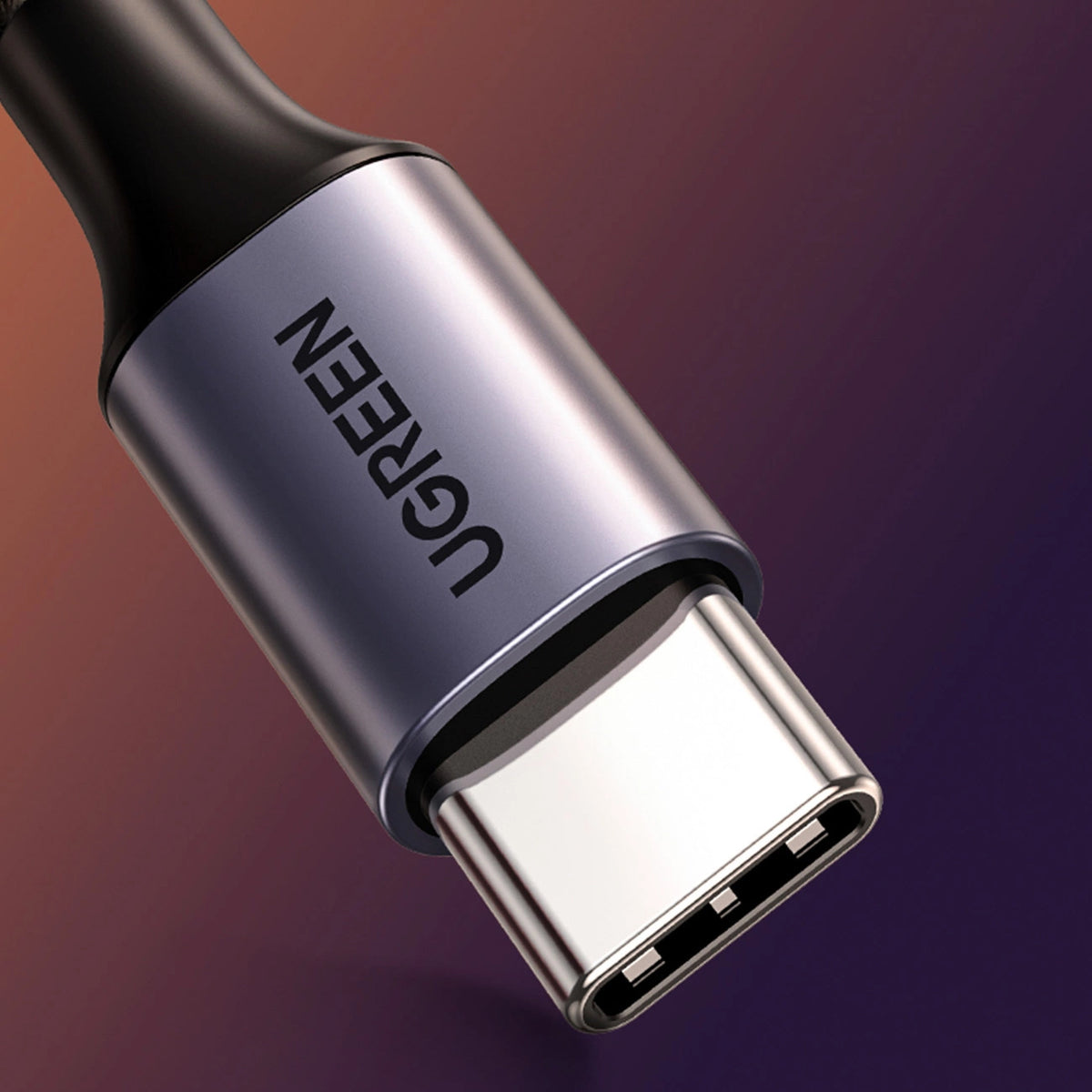 USB-C - 3.5mm UGREEN AV143 Audio Kábel, 1m, Szürke