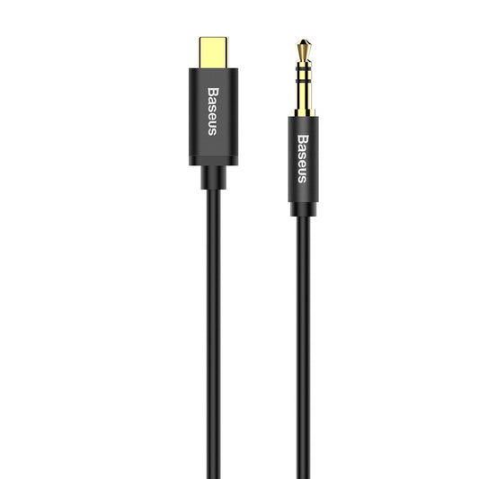 Audiokábel USB-C - 3.5mm Baseus Yiven Yiven M01, 1.2m, fekete CAM01-01