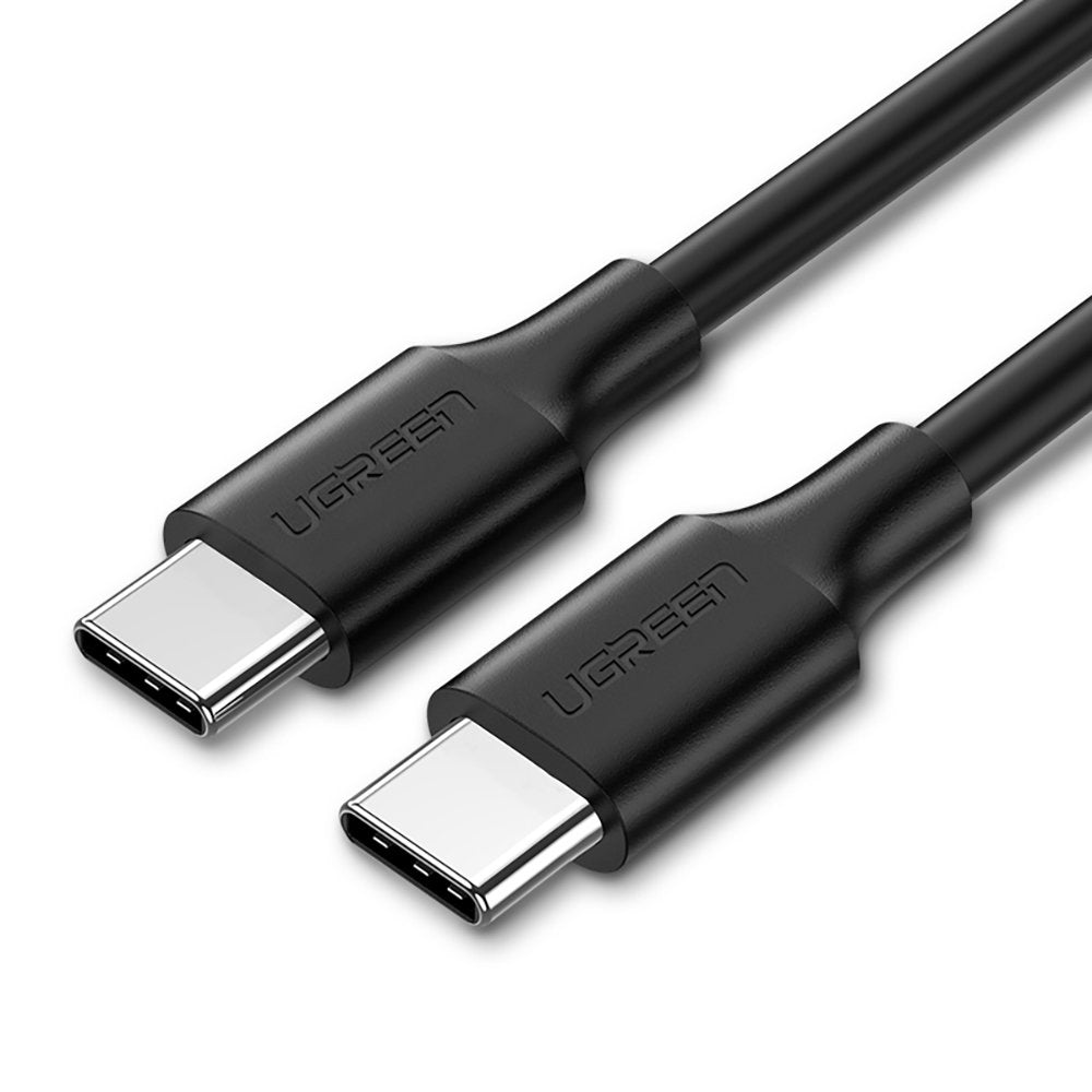 USB-C - USB-C UGREEN US286 adat- és töltőkábel, 60W, 1,5m, Fekete