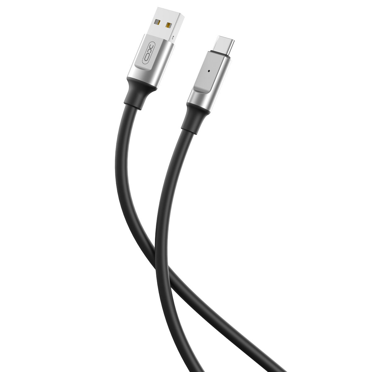 USB-A - USB-C adat- és töltőkábel XO Design NB251, 18W, 1m, Fekete