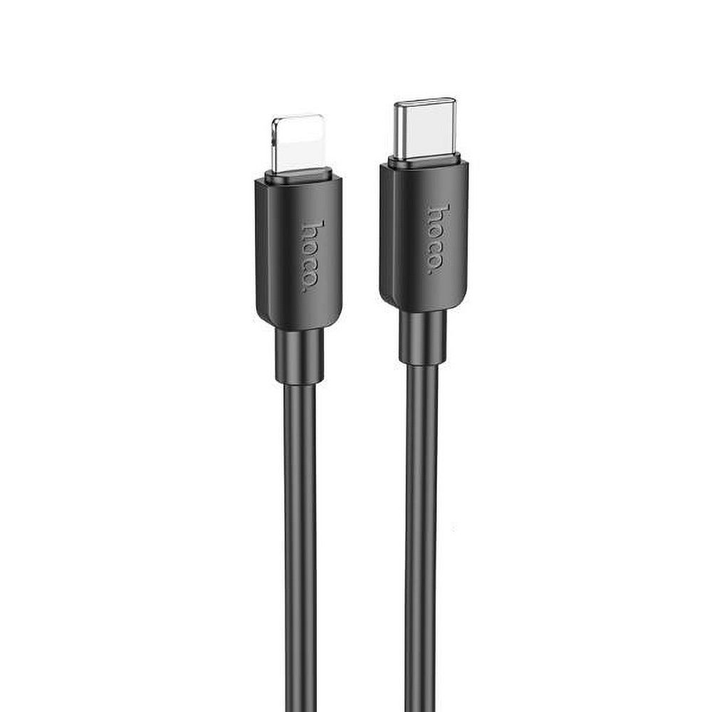USB-C - Lightning HOCO X96 adat- és töltőkábel, 20W, 1m, Fekete