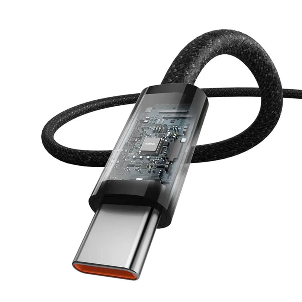 USB-C adat- és töltőkábel - USB-C Baseus Dynamic 3 sorozat, 100W, 2m, fekete P10367000111-01