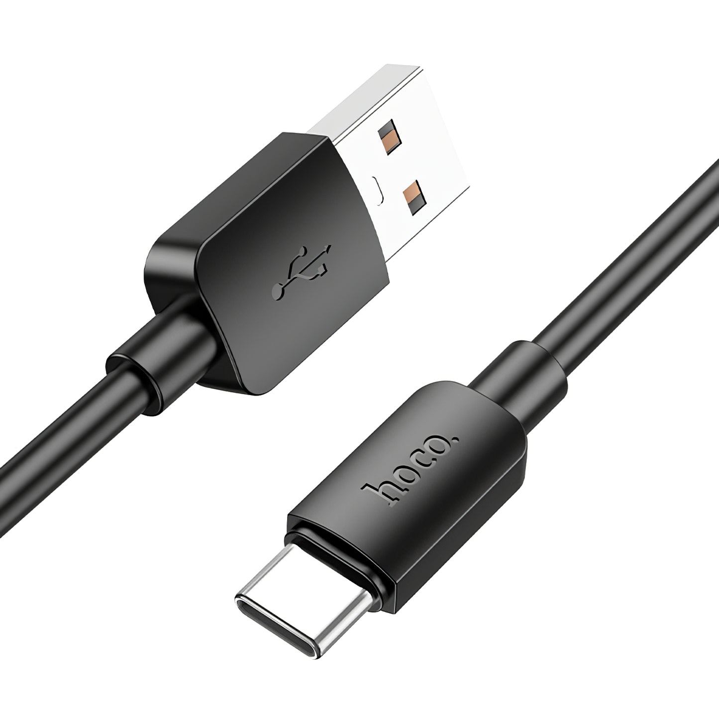 USB-A - USB-C HOCO X96 adat- és töltőkábel, 27W, 0.25m, Fekete