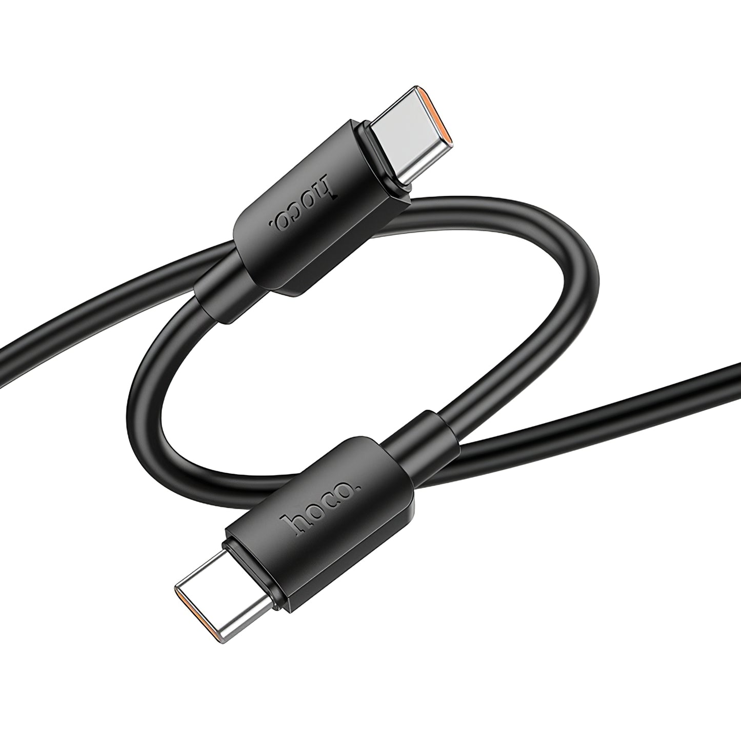 USB-C - USB-C HOCO X96 adat- és töltőkábel, 100W, 1m, Fekete