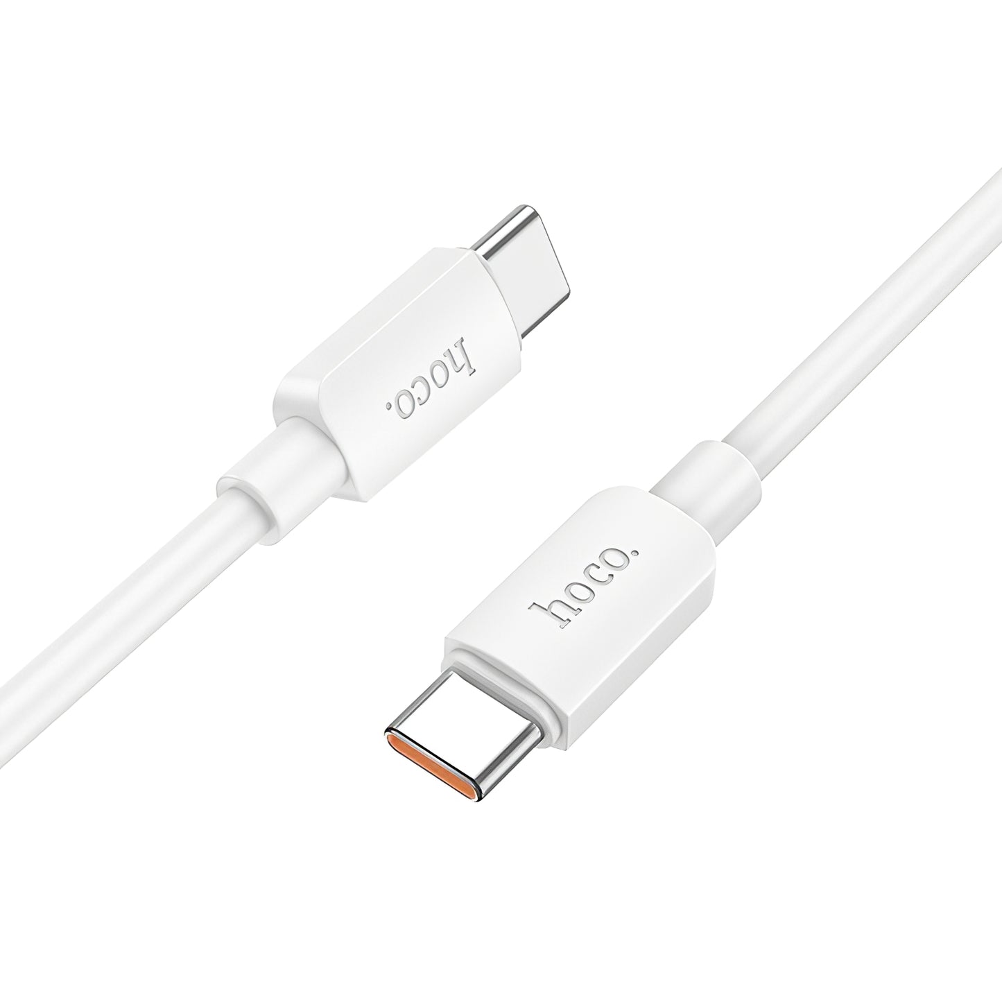 USB-C - USB-C HOCO X96 adat- és töltőkábel, 100W, 1m, Fehér