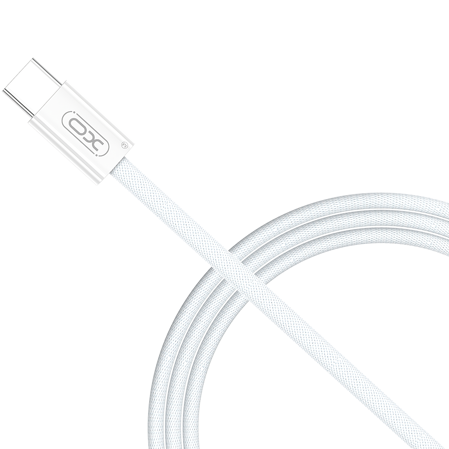 USB-C - USB-C adat- és töltőkábel XO Design NB-Q260A, 60W, 1m, Fehér