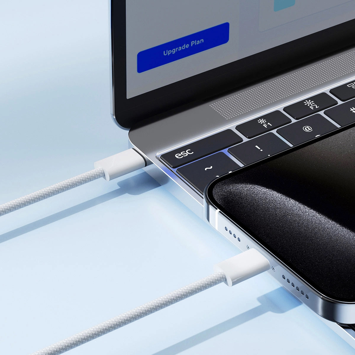 USB-C adat- és töltőkábel - USB-C Joyroom S-A45, 60W, 1m, fehér