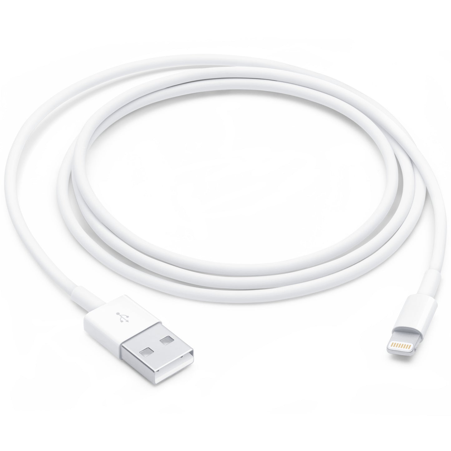 USB-A - Lightning Apple A1480 adat- és töltőkábel, 18W, 1m, Fehér MUQW3ZM/A