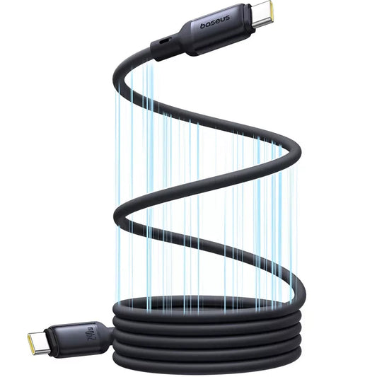 USB-C - USB-C Baseus PicoGo adat- és töltőkábel, 240W, 1m, Fekete P10376800121-00