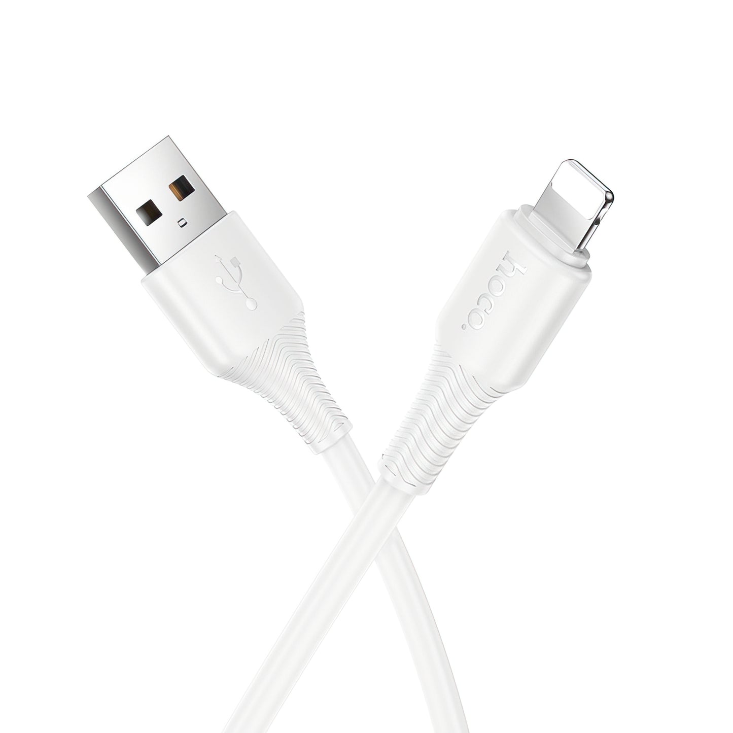Adat- és Töltőkábel USB-A - Lightning HOCO X120, 18W, 1m, Fehér
