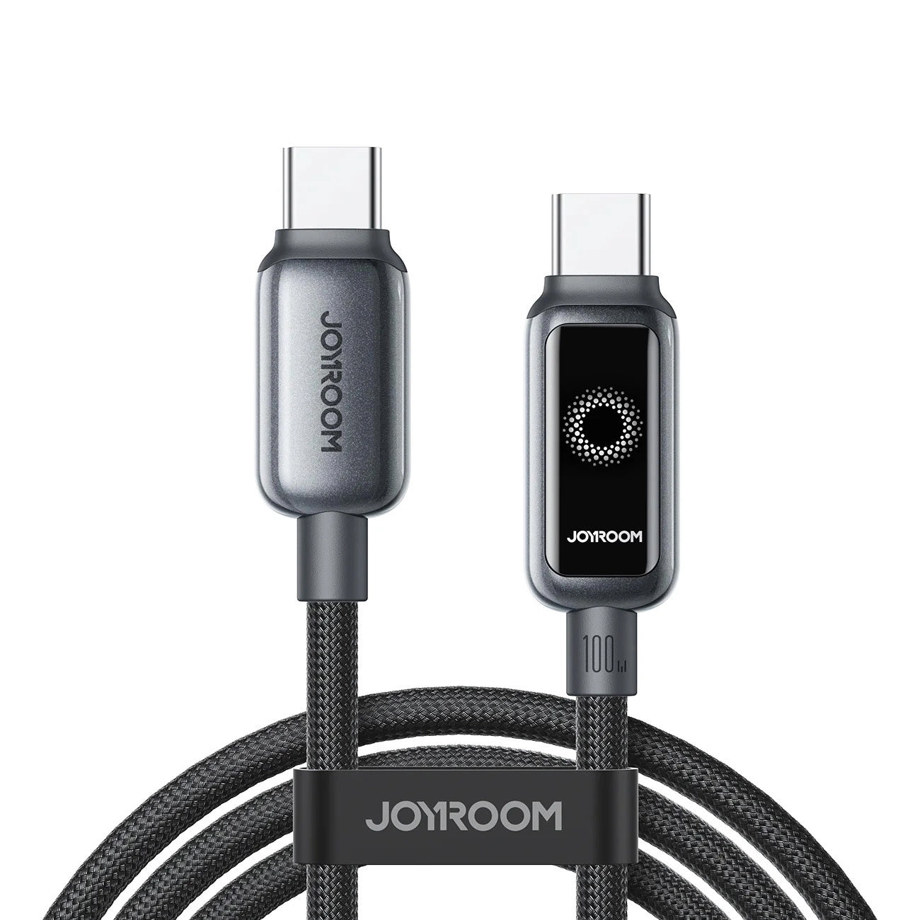 USB-C - USB-C Joyroom S-A55 StarFlight Display adat- és töltőkábel, 100W, 1.2m, Fekete