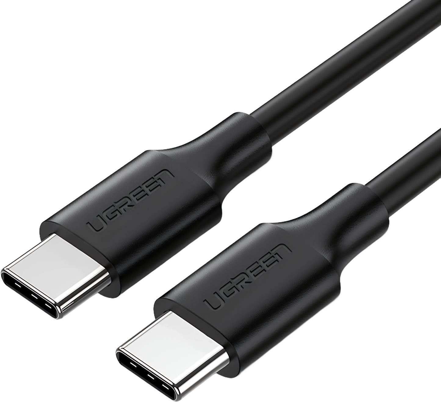 USB-C - USB-C adat- és töltőkábel UGREEN US286, 60W, 3m, Fekete