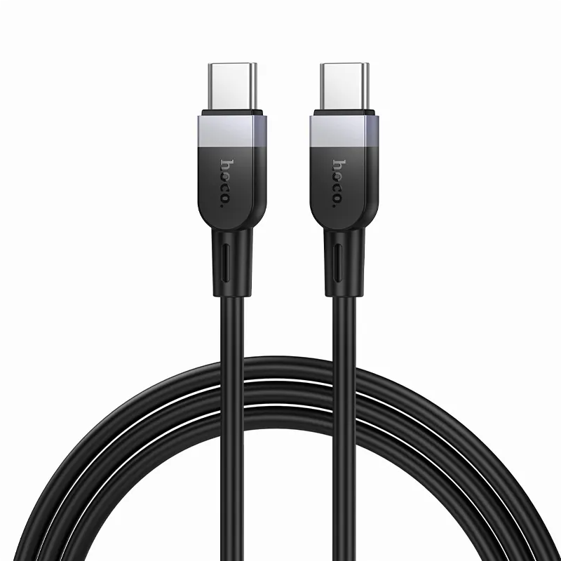 USB-C - USB-C HOCO X109 adat- és töltőkábel, 60W, 1m, Fekete