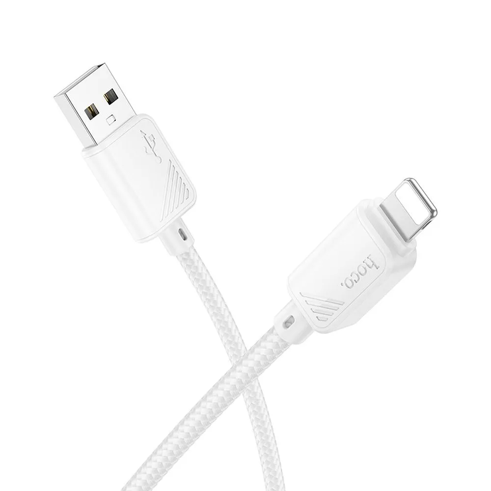 USB-A - Lightning adat- és töltőkábel HOCO X113, 18W, 1m, fehér