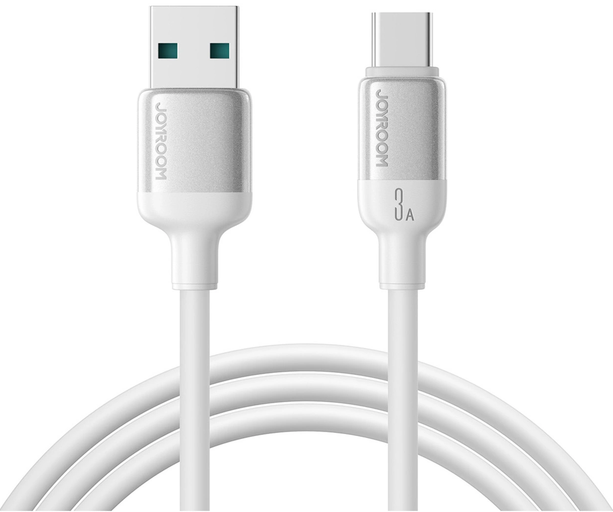 USB-A - USB-C adat- és töltőkábel Joyroom S-A62 Lively, 18W, 1,2m, fehér