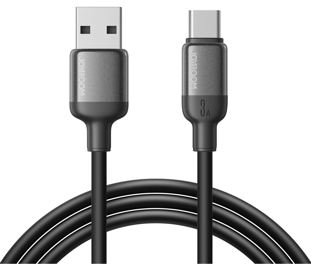 USB-A - USB-C adat- és töltőkábel Joyroom S-A62 Lively, 18W, 1,2m, fekete