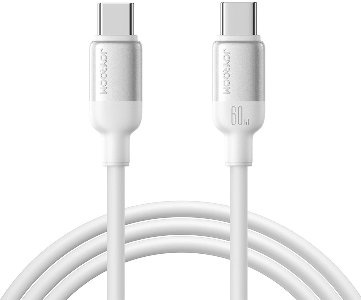 USB-C adat- és töltőkábel - USB-C Joyroom S-A62 Lively, 60W, 1,2m, fehér