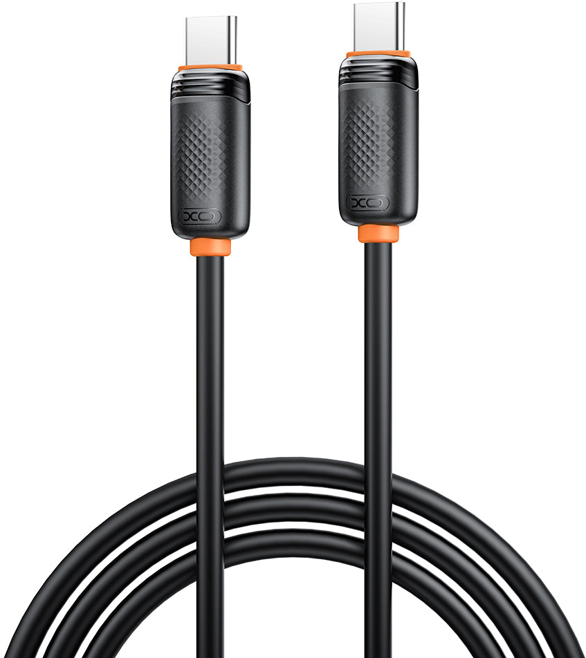 USB-C adat- és töltőkábel - USB-C XO Design NB-Q302B, 60W, 1m, Fekete