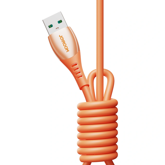 USB-C - Lightning Joyroom S-A59 Vibrant adat- és töltőkábel, 30W, 1.2m, Narancssárga