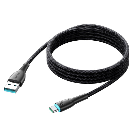 USB-A - USB-C adat- és töltőkábel Joyroom S-A32, 100W, 1m, Fekete