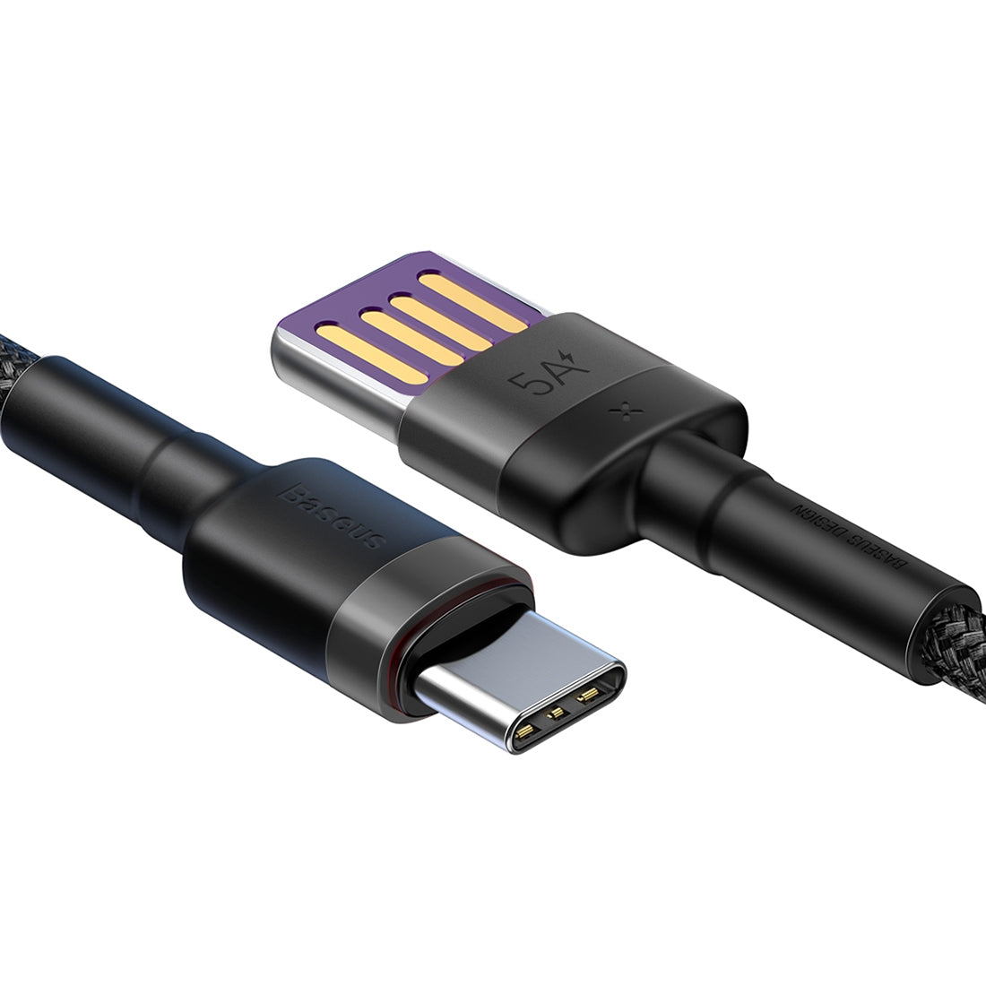Adat- és töltőkábel USB-A - USB-C Baseus HW gyorstöltés, 100W, 1m, szürke CATKLF-PG1 CATKLF-PG1 CATKLF-PG1