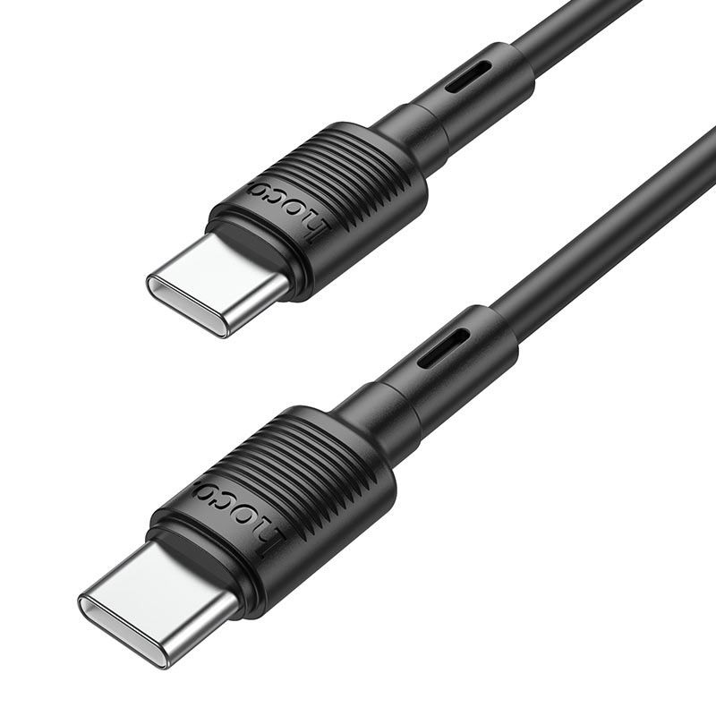 USB-C adat- és töltőkábel - USB-C HOCO X83 Victory USB-C, 60W, 1m, Fekete
