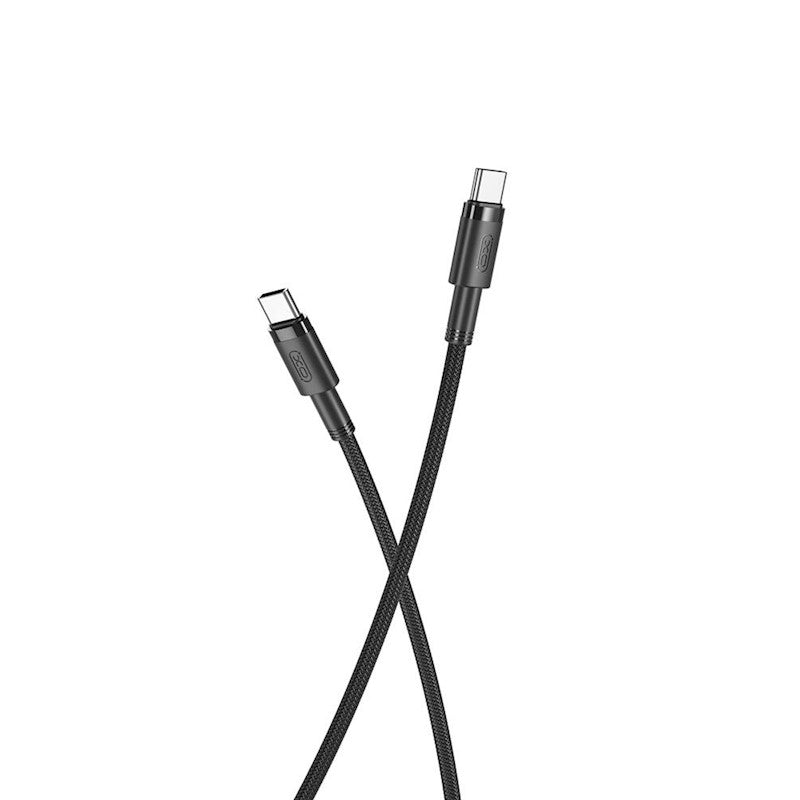 USB-C - USB-C adat- és töltőkábel XO Design NB-Q199, 100W, 1.5m, Fekete
