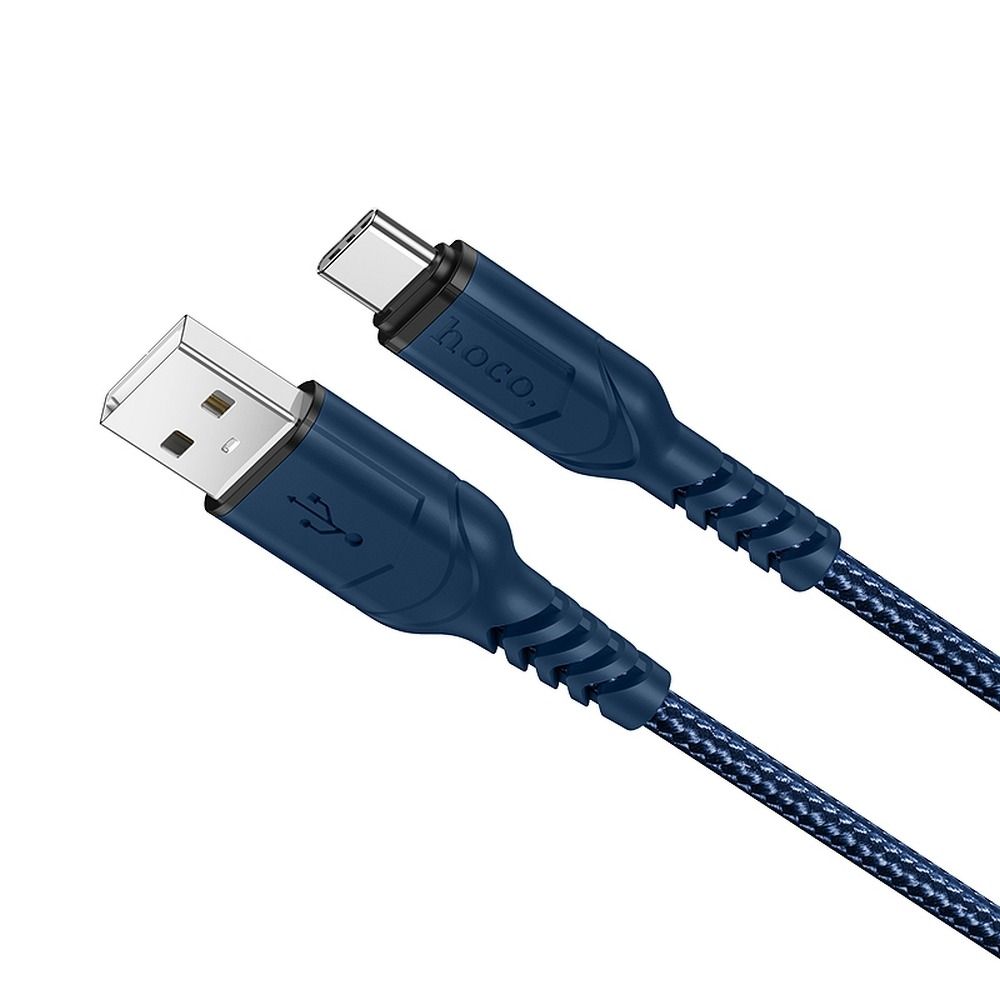 USB-A - USB-C HOCO X59 Victory adat- és töltőkábel, 18W, 1m, kék